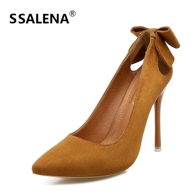 High Heels Pumps Women Pointed Toe Suede Shallow Shoes Ladies Designer Bowknot Stiletto Heels Elegant Pumps Shoes AA30011
High Heels Pumps Women Pointed Toe Suede Shallow Shoes Ladies Designer Bowknot Stiletto Heels Elegant Pumps Shoes AA30011