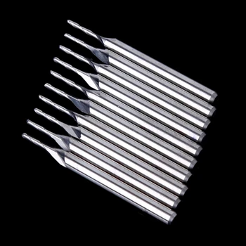 10 Pcs 1/8" 1mm Double Flute Spiral Carbide Flat Nose End Mill CNC Router Bits 5mm CEL
10 Pcs 1/8" 1mm Double Flute Spiral Carbide Flat Nose End Mill CNC Router Bits 5mm CEL