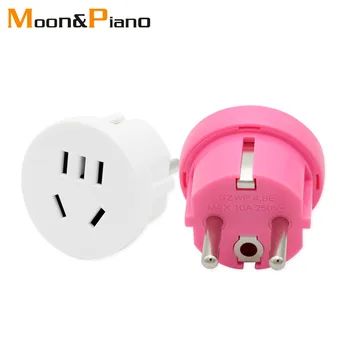 1PC US AU To EU Plug 2 Round Pin Socket USA AUS To Eur Europe Travel Wall AC Power Plug Wall Charger Outlet Adapter Converter
1PC US AU To EU Plug 2 Round Pin Socket USA AUS To Eur Europe Travel Wall AC Power Plug Wall Charger Outlet Adapter Converter
