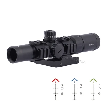 Tactical 1.5-4X30 Rifle scope arisoft Rifle Scope w/ Tri-Illuminated Chevron Recticle Optics Sight for Hunting
Tactical 1.5-4X30 Rifle scope arisoft Rifle Scope w/ Tri-Illuminated Chevron Recticle Optics Sight for Hunting