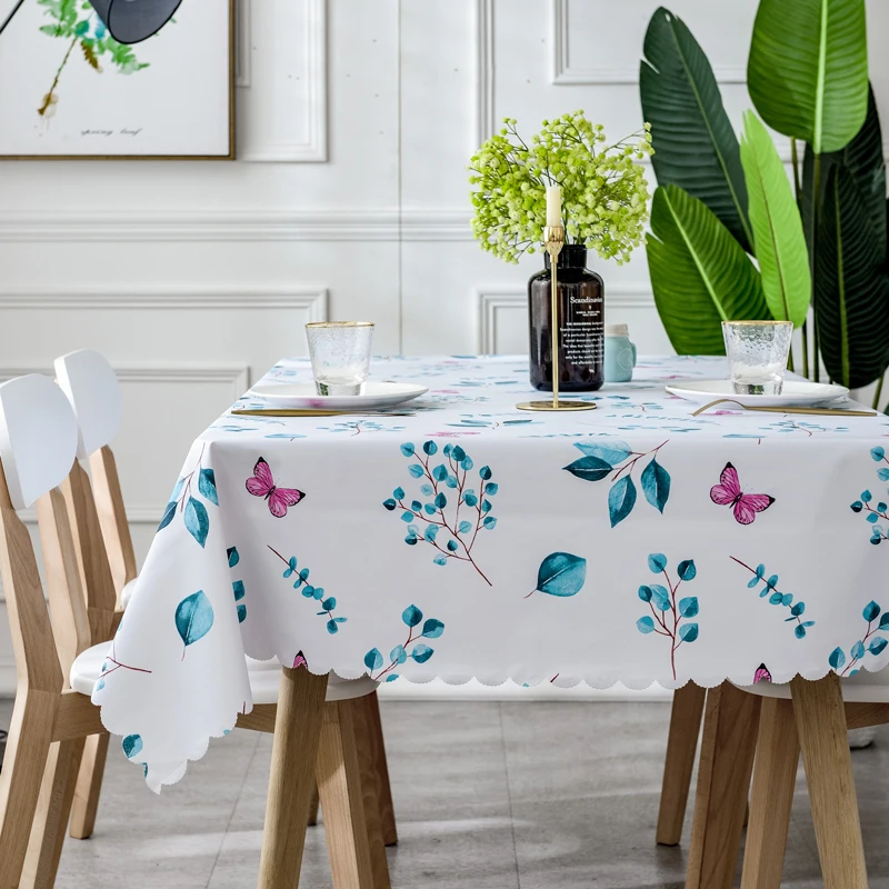 Tablecloth Green Leaf Of Tropical Palm PVC Waterproof Oilproof Banquet Colorful Table Cloth Tableware Wedding Party Decoration
Tablecloth Green Leaf Of Tropical Palm PVC Waterproof Oilproof Banquet Colorful Table Cloth Tableware Wedding Party Decoration