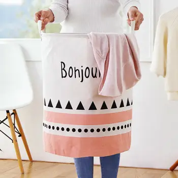 2019 HOT 1PCS Cotton Linen Fabric Foldable Cartoon Clothes large Laundry Storage Buckets Bags kids Toy Storage Basket
2019 HOT 1PCS Cotton Linen Fabric Foldable Cartoon Clothes large Laundry Storage Buckets Bags kids Toy Storage Basket