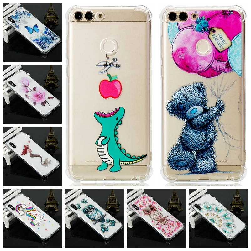 Soft TPU Silicone Phone Case For Huawei P Smart Enjoy 7S Butterfly Unicorn Owl Bear Flower Animals Pattern Clear Back Covers
Soft TPU Silicone Phone Case For Huawei P Smart Enjoy 7S Butterfly Unicorn Owl Bear Flower Animals Pattern Clear Back Covers