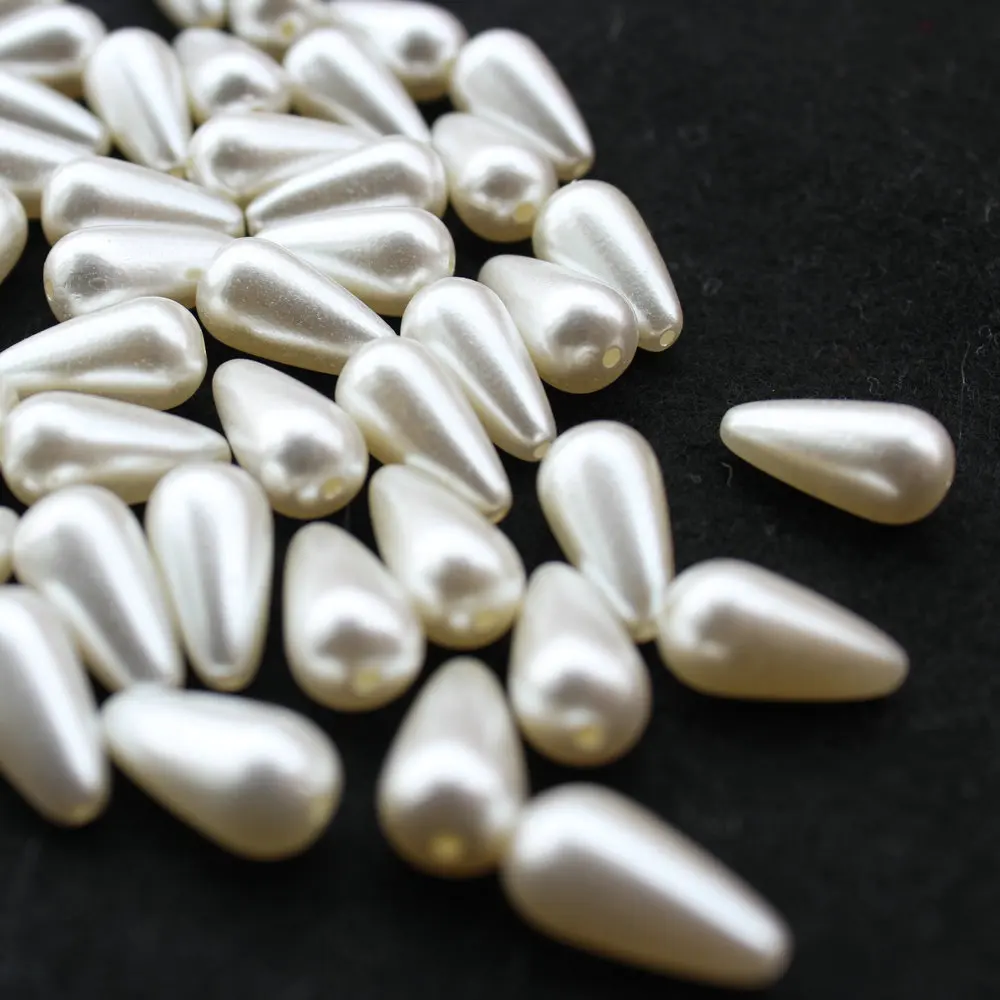 250pcs drilled luster Vintage 16mm*8mm loose beads Faux Ivory Teardrop Pearl Bead shiny pearly pearlized beads
250pcs drilled luster Vintage 16mm*8mm loose beads Faux Ivory Teardrop Pearl Bead shiny pearly pearlized beads