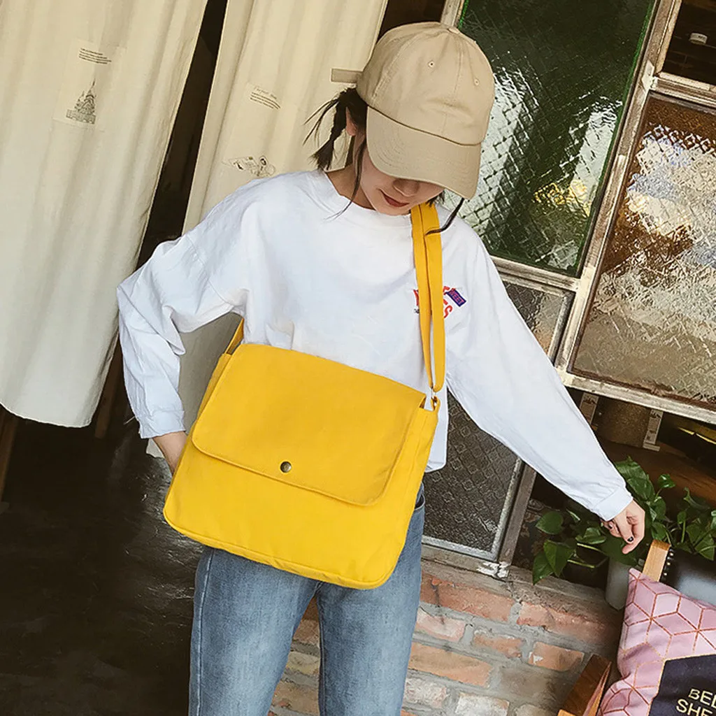 Fashion Canvas Bag For Girls Shopping Bag Travel Large Capacity Crossbody Bags Women Casual Women Shoulder Messenger Handbag#HY
Fashion Canvas Bag For Girls Shopping Bag Travel Large Capacity Crossbody Bags Women Casual Women Shoulder Messenger Handbag#HY