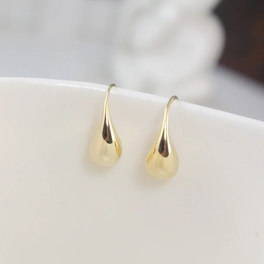 Yellow/White/Rose Gold Color Plain Cute Small Teardrop Dangle Earrings Fashion Party Costume Jewelry for Women Girls Gift
Yellow/White/Rose Gold Color Plain Cute Small Teardrop Dangle Earrings Fashion Party Costume Jewelry for Women Girls Gift