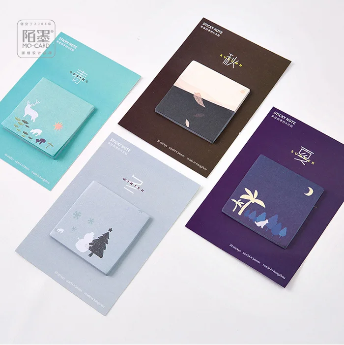 1pc Fresh Style Four Seasons Mini Memo Pad N Times Sticky Notes Bookmark School Office Supply Escolar Papelaria
1pc Fresh Style Four Seasons Mini Memo Pad N Times Sticky Notes Bookmark School Office Supply Escolar Papelaria