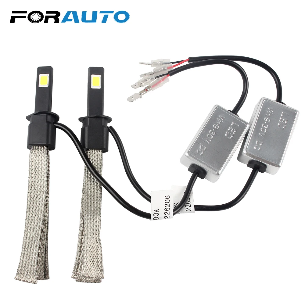 FORAUTO 6000K Super Bright Conversion Kit 3200LM Aluminum alloy belt Heat Dissipation LED Headlight 30W/each bulb Car Styling H1
FORAUTO 6000K Super Bright Conversion Kit 3200LM Aluminum alloy belt Heat Dissipation LED Headlight 30W/each bulb Car Styling H1