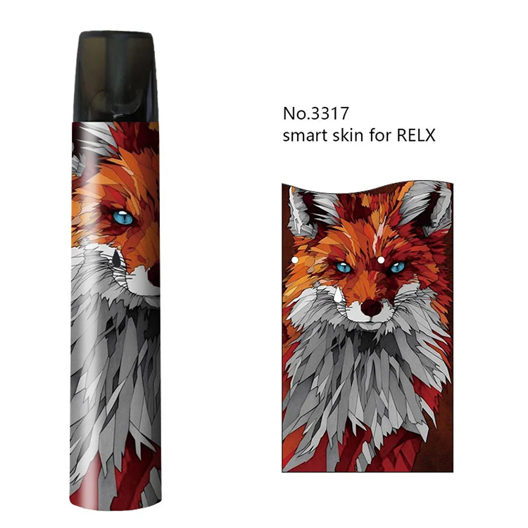 Cool Design Stickers For Relx Skin Protector Cover Sleeve 3M adhesive For RELX Vape Pod Sticker OEM Available Vape Accessories
Cool Design Stickers For Relx Skin Protector Cover Sleeve 3M adhesive For RELX Vape Pod Sticker OEM Available Vape Accessories