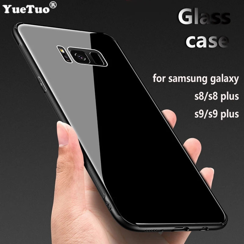 YUETUO tpu Tempered glass phone back capinha,etui,coque,cover,case for samsung galaxy s8 s9 plus s 8 9 s8plus s9plus accessories
YUETUO tpu Tempered glass phone back capinha,etui,coque,cover,case for samsung galaxy s8 s9 plus s 8 9 s8plus s9plus accessories