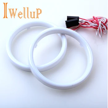 2 Pcs Car Angel Eyes Auto Halo Rings COB 60mm 70mm 80mm 90mm100mm 110mm 120mm Angel Eye Car Headlight Motorcycle White 12V Led
2 Pcs Car Angel Eyes Auto Halo Rings COB 60mm 70mm 80mm 90mm100mm 110mm 120mm Angel Eye Car Headlight Motorcycle White 12V Led