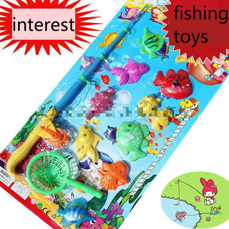 Hot Children's Educational Toys Magnetic Children's Single-pole Fishing Toy Set Single-sided Fish Fun Creative Toys Free Shipp
Hot Children's Educational Toys Magnetic Children's Single-pole Fishing Toy Set Single-sided Fish Fun Creative Toys Free Shipp