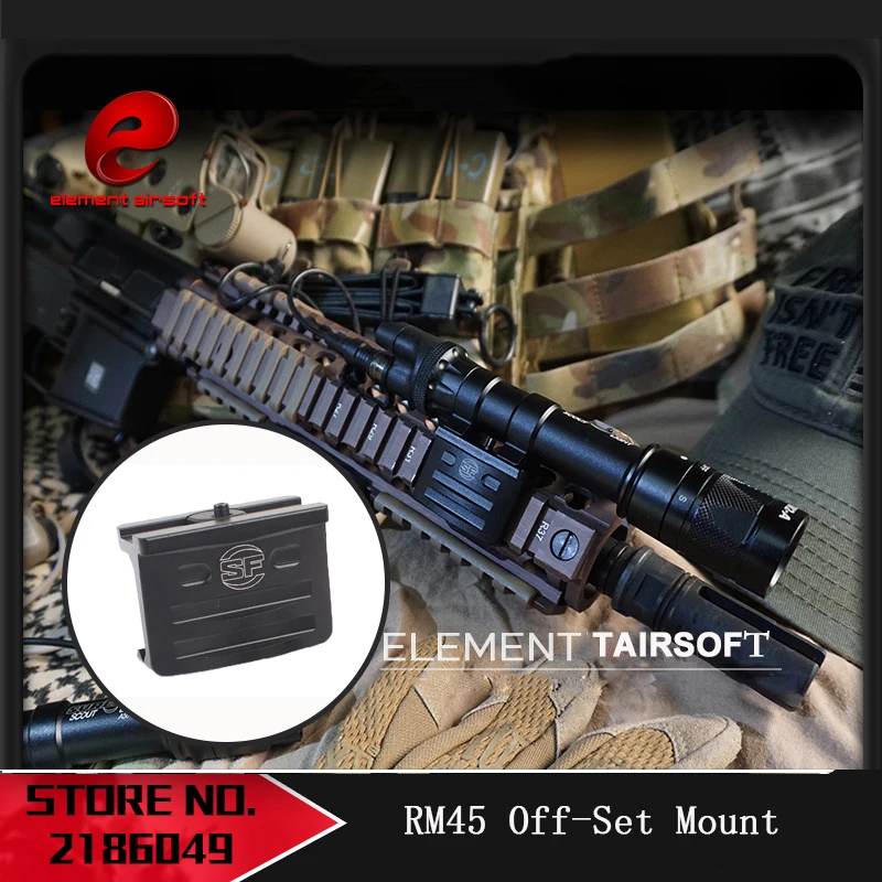 Element Tactical Airsoft Surfire RM45 Off Set Mount For Surefir M300 M600 M300V M600V Light Mount For Shotguns Picatinny Rail
Element Tactical Airsoft Surfire RM45 Off Set Mount For Surefir M300 M600 M300V M600V Light Mount For Shotguns Picatinny Rail