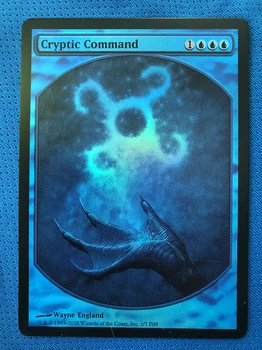 Cryptic Command Magic Player Rewards 2009 Foil magician ProxyKing 8.0 VIP the proxy cards to gathering every single mg card.
Cryptic Command Magic Player Rewards 2009 Foil magician ProxyKing 8.0 VIP the proxy cards to gathering every single mg card.