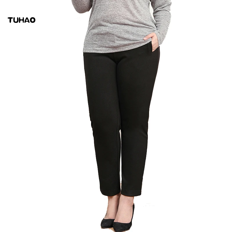 TUHAO 2019 Spring Women Casual Trousers Large Size 10XL 9XL 8XL Black Pant Plus Size Office Lady Classic Mom Pants MSFS
TUHAO 2019 Spring Women Casual Trousers Large Size 10XL 9XL 8XL Black Pant Plus Size Office Lady Classic Mom Pants MSFS