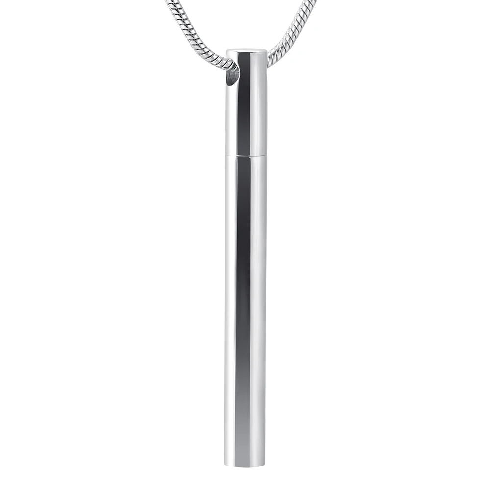IJD9843 Stainless Steel Polish Mini Cylinder Cremation Memorial Pendant for Ashes Urn Keepsake Souvenir Jewelry for Men
IJD9843 Stainless Steel Polish Mini Cylinder Cremation Memorial Pendant for Ashes Urn Keepsake Souvenir Jewelry for Men