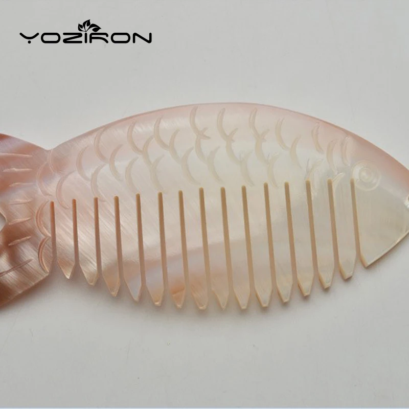 YOZIRON Natural wide Tooth comb for women Handmade shell fish hair comb technology innovation product pocket combs P026
YOZIRON Natural wide Tooth comb for women Handmade shell fish hair comb technology innovation product pocket combs P026