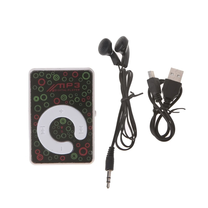 Mini Clip Dot Circle Pattern Music MP3 Player Support TF Card + Mini USB Cable Earphone
Mini Clip Dot Circle Pattern Music MP3 Player Support TF Card + Mini USB Cable Earphone