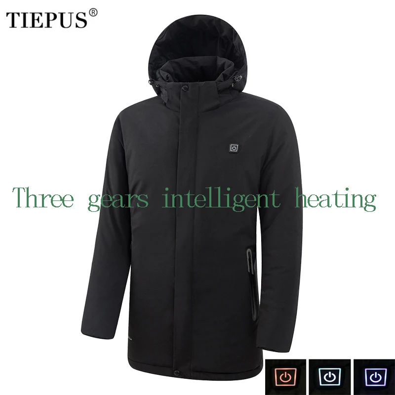 TIEPUS new winter jacket men models solid color USB infrared intelligent heating warm Hooded windbreaker coat men size 7XL 8XL
TIEPUS new winter jacket men models solid color USB infrared intelligent heating warm Hooded windbreaker coat men size 7XL 8XL
