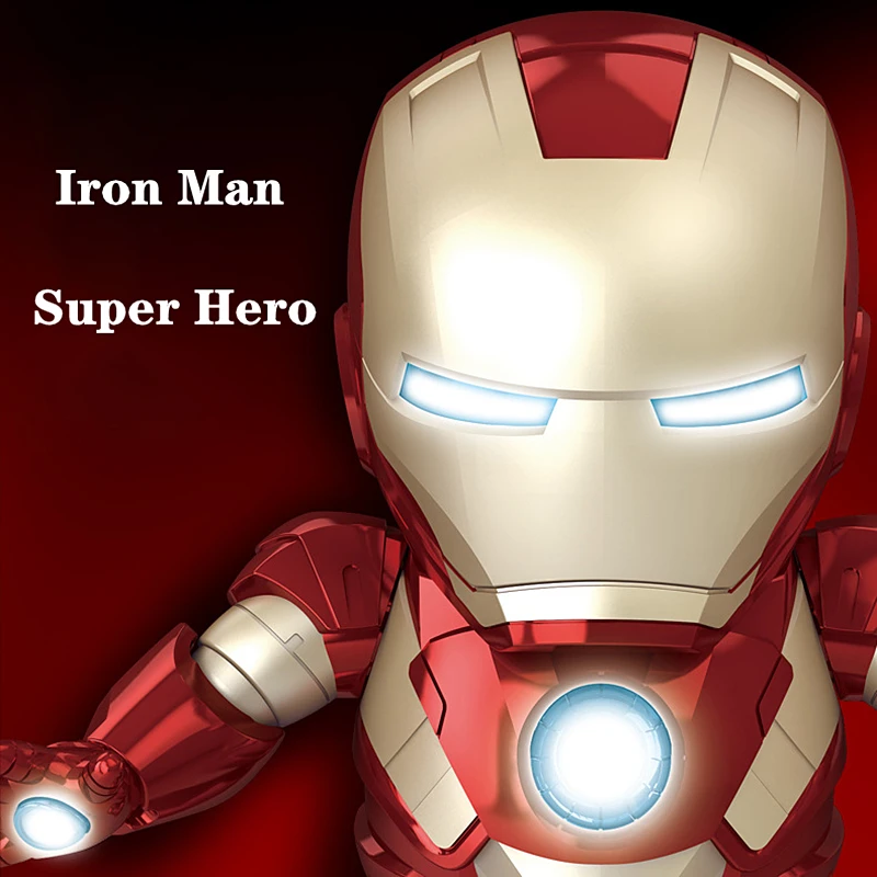 S.orange LED Iron Man Dancing Night Light Superhero Avengers PVC Music toys Tony Stark Holiday Gift Decorative lighting
S.orange LED Iron Man Dancing Night Light Superhero Avengers PVC Music toys Tony Stark Holiday Gift Decorative lighting