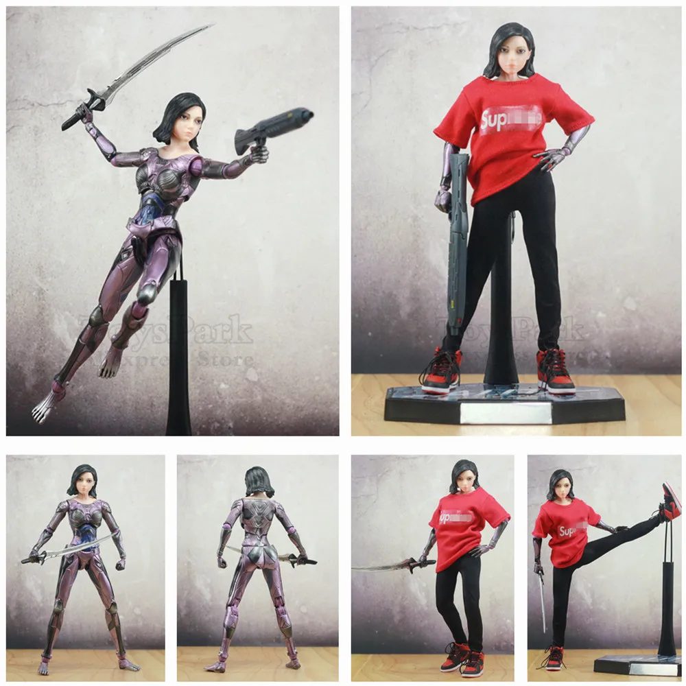 2019 Movie Alita 1/6 Action Figure 25cm 12" 1:12 Hot Toys HC Suit For PLAY ARTS PA KAI HT Collectible Fight Angel Model
2019 Movie Alita 1/6 Action Figure 25cm 12" 1:12 Hot Toys HC Suit For PLAY ARTS PA KAI HT Collectible Fight Angel Model