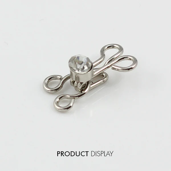 10set Crystal Rhinestones Silver Tone Hook Eyes Clasp Waist Extender Sewing Buttons Accessories NK185B
10set Crystal Rhinestones Silver Tone Hook Eyes Clasp Waist Extender Sewing Buttons Accessories NK185B