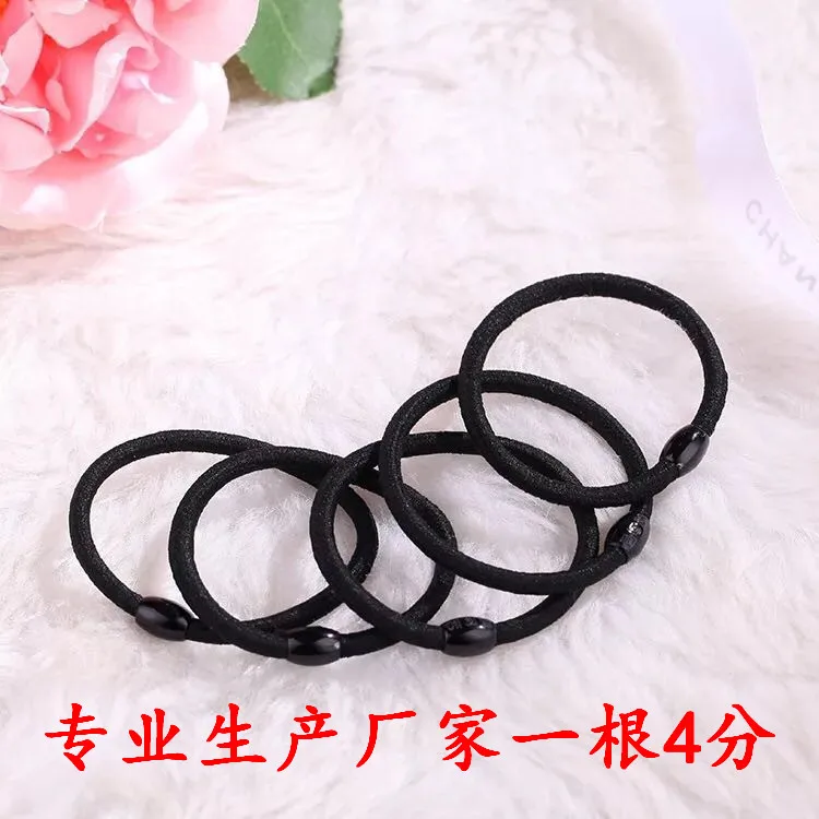 Four pieces Korean version black bead string bead hair rope fashionable hairband tied hair and leather band wholesale gifts
Four pieces Korean version black bead string bead hair rope fashionable hairband tied hair and leather band wholesale gifts