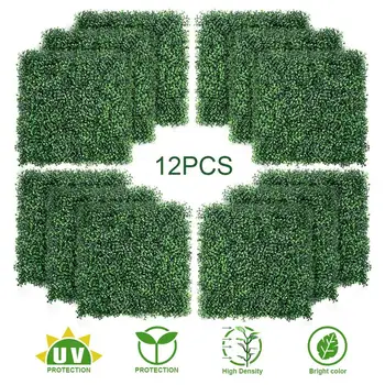 12PCS Artificial Boxwood Topiary Hedge Plant UV Protection Indoor Outdoor Privacy Fence Home Decor Backyard Garden Decoration
12PCS Artificial Boxwood Topiary Hedge Plant UV Protection Indoor Outdoor Privacy Fence Home Decor Backyard Garden Decoration