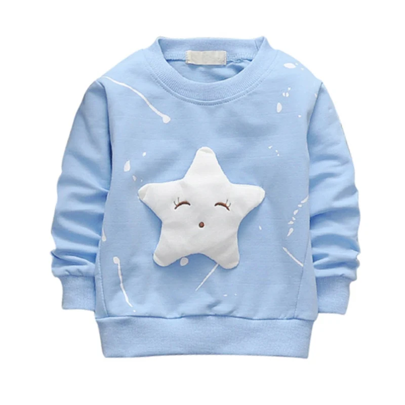 Cotton Long Sleeve T-shirt Casual Style Pullover Kids Girls Boys Star Pattern Printed Clothing
Cotton Long Sleeve T-shirt Casual Style Pullover Kids Girls Boys Star Pattern Printed Clothing