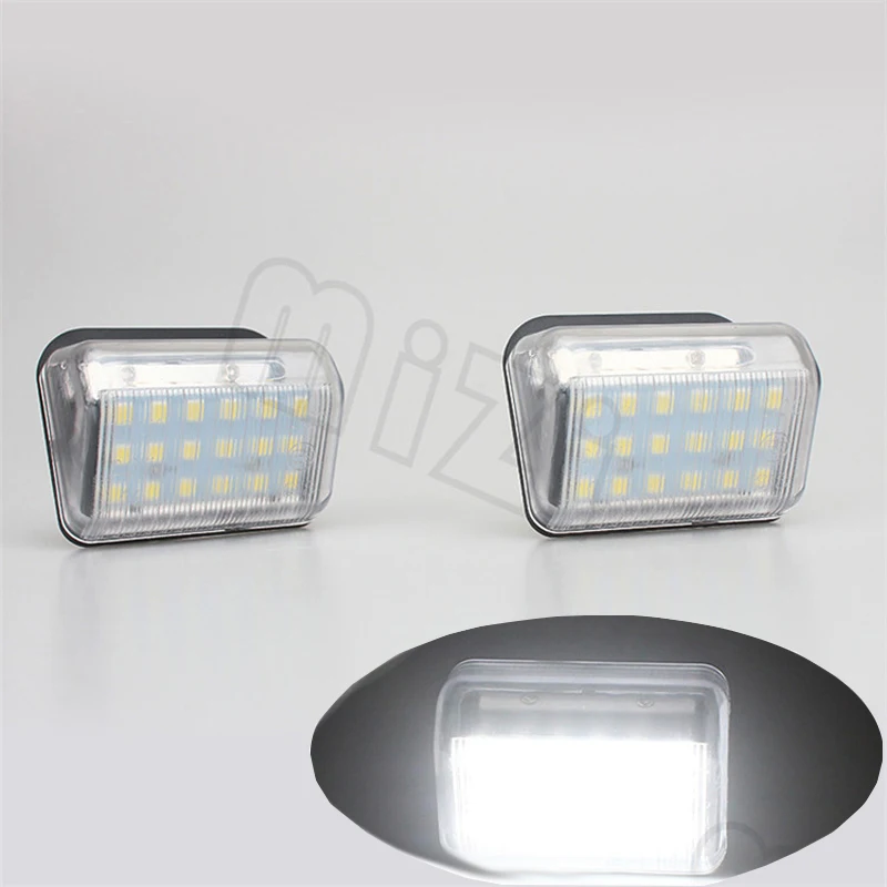 2x Mazda 6 GG Bright Xenon White LED Number Plate Upgrade Light Bulbs
