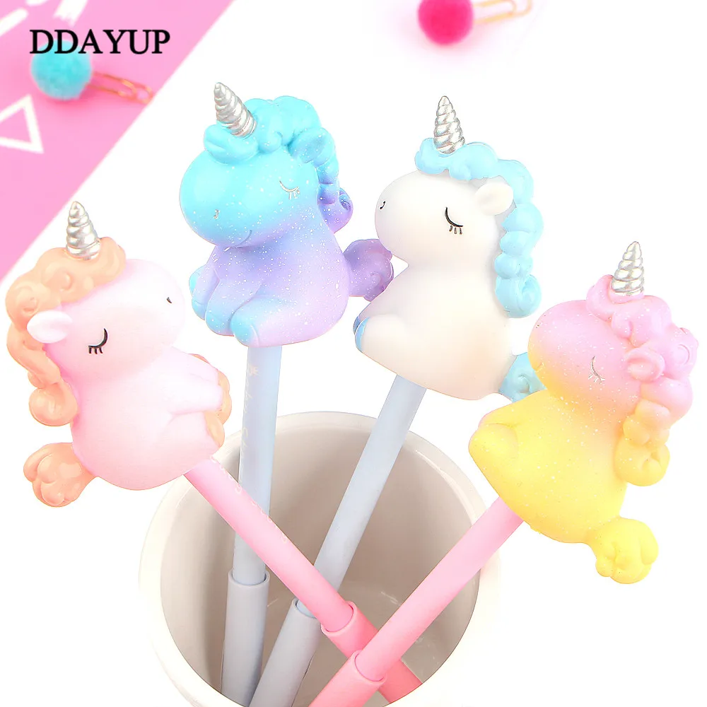 1Pcs Colorful Unicorn Gel Pens Kawaii Silica Gel &Plastic Unicorn Pens For Kids Girls Gifts School Writing Supplies Stationery
1Pcs Colorful Unicorn Gel Pens Kawaii Silica Gel &Plastic Unicorn Pens For Kids Girls Gifts School Writing Supplies Stationery