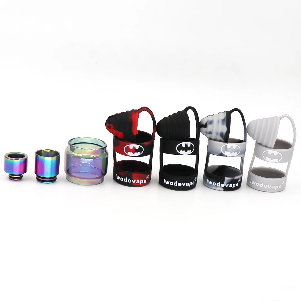 iwodevape Ecigs accessories tfv12 prince 8ml Rainbow fat glass tube + Drip tip cap vape band + Rainbow Drip tip
iwodevape Ecigs accessories tfv12 prince 8ml Rainbow fat glass tube + Drip tip cap vape band + Rainbow Drip tip
