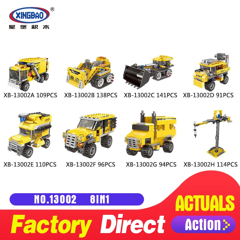 2018 New XINGBAO 13002 Kids Toys 8 IN 1 Series The Giant Excavator Set Building Blocks Bricks Educational Model Gifts For Kids
2018 New XINGBAO 13002 Kids Toys 8 IN 1 Series The Giant Excavator Set Building Blocks Bricks Educational Model Gifts For Kids