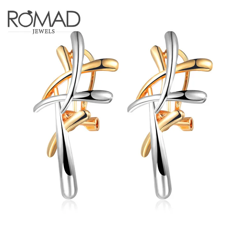 ROMAD New Multicolor Cross Stud Earrings For Women Gold Silver Color Earrings Female Metallic Earrings Party Jewelry
ROMAD New Multicolor Cross Stud Earrings For Women Gold Silver Color Earrings Female Metallic Earrings Party Jewelry