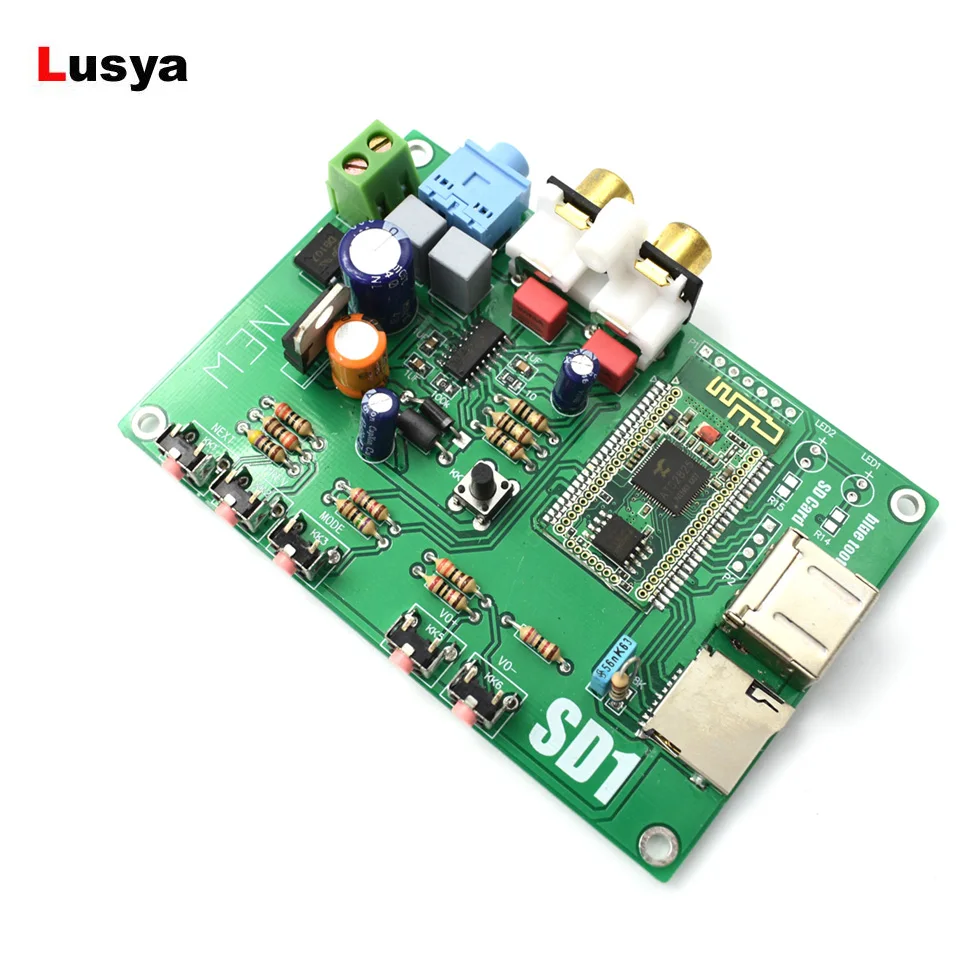 ES9023 DAC Bluetooth Digital Audio Board WAV/APE/FLAC Lossless Decoding I2S or SPDIF Output 5-12V AC/DC
ES9023 DAC Bluetooth Digital Audio Board WAV/APE/FLAC Lossless Decoding I2S or SPDIF Output 5-12V AC/DC