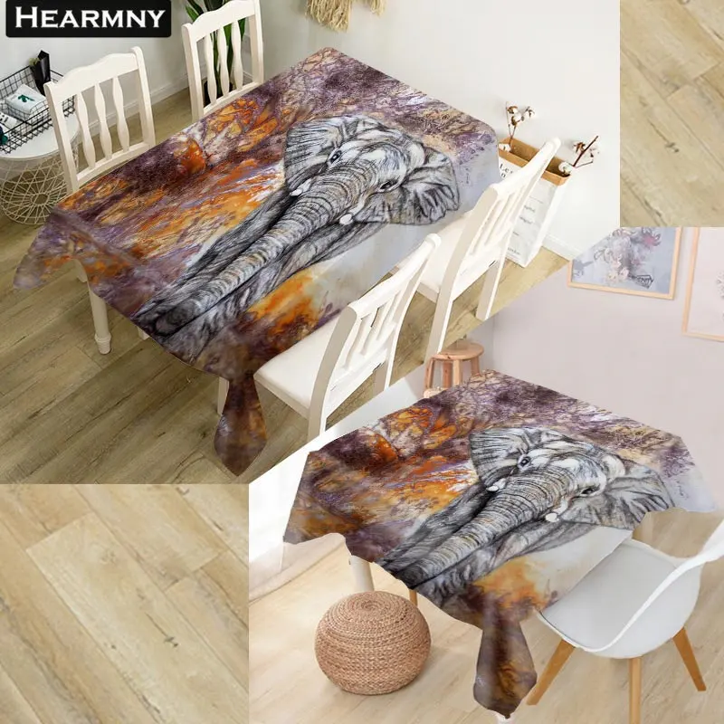 HEARMNY 3D Tablecloth Elephant Oxford Cloth Dust-proof Rectangular Table Cover For Party Home Decor 100X140cm140X140cm
HEARMNY 3D Tablecloth Elephant Oxford Cloth Dust-proof Rectangular Table Cover For Party Home Decor 100X140cm140X140cm