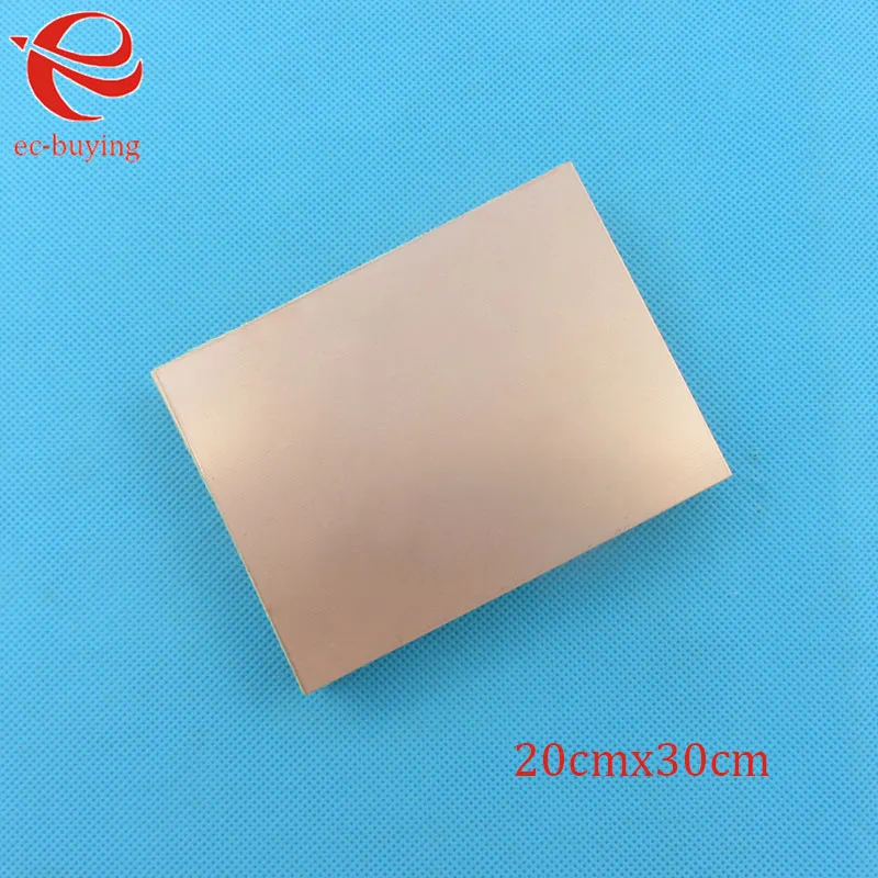 Copper Clad Laminate One Single Side Plate CCL 20x30cm 1.5mm FR-4 Universal Board Practice PCB DIY Kit 200*300*1.5mm
Copper Clad Laminate One Single Side Plate CCL 20x30cm 1.5mm FR-4 Universal Board Practice PCB DIY Kit 200*300*1.5mm