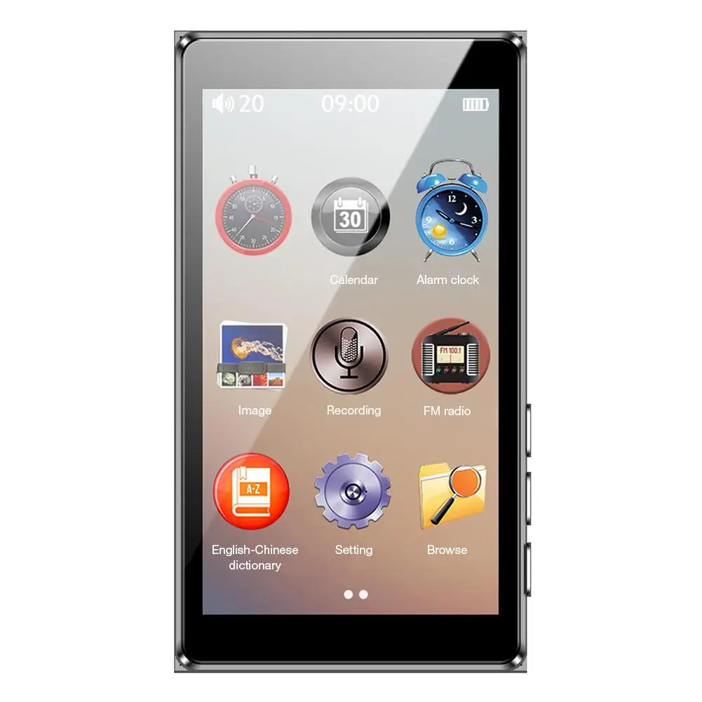 For RUIZU D20 MP4 Full Screen MP5 Video Playback Lossless Music Student MP3 Player FM Radio Recording Video Player E-book
For RUIZU D20 MP4 Full Screen MP5 Video Playback Lossless Music Student MP3 Player FM Radio Recording Video Player E-book
