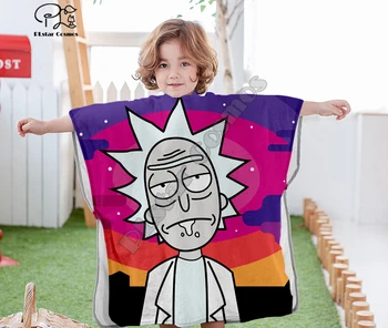 Cartoon Rick and Morty funny Hooded baby Boys and Girls Towel Wearable Bath Towel For Kids Travel 3D print Beach Towels style-1
Cartoon Rick and Morty funny Hooded baby Boys and Girls Towel Wearable Bath Towel For Kids Travel 3D print Beach Towels style-1