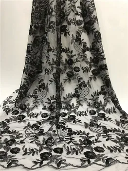 black African Sequence Lace Fabric 2019 High Quality Lace Nigerian Dresses Embroidery Guipure Bridal Lace Fabric
black African Sequence Lace Fabric 2019 High Quality Lace Nigerian Dresses Embroidery Guipure Bridal Lace Fabric