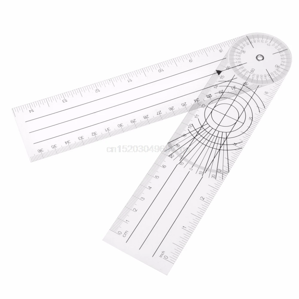 Userful Multi-Ruler 360 Degree Goniometer Angle Medical Spinal Ruler CM/INCH M20 dropshipping J26 19 Dropship
Userful Multi-Ruler 360 Degree Goniometer Angle Medical Spinal Ruler CM/INCH M20 dropshipping J26 19 Dropship