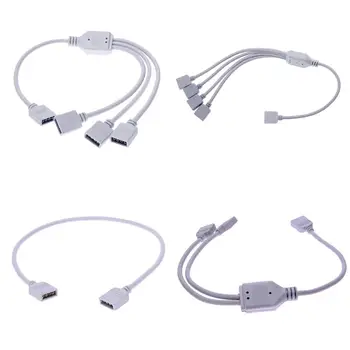 1 to 4 Female Connector Splitter Lighting Accessories 4 Pin LED RGB Splitter Connector Cable for LED Strip
1 to 4 Female Connector Splitter Lighting Accessories 4 Pin LED RGB Splitter Connector Cable for LED Strip