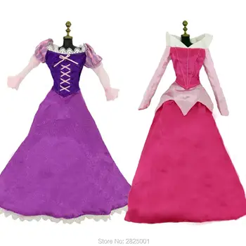 2 Pcs/Lot = 1x Fairy Tale Dress Purple Princess Outfit + 1x Long Sleeves Pink Cosplay Costume Clothes for 17" Doll DIY Toy
2 Pcs/Lot = 1x Fairy Tale Dress Purple Princess Outfit + 1x Long Sleeves Pink Cosplay Costume Clothes for 17" Doll DIY Toy