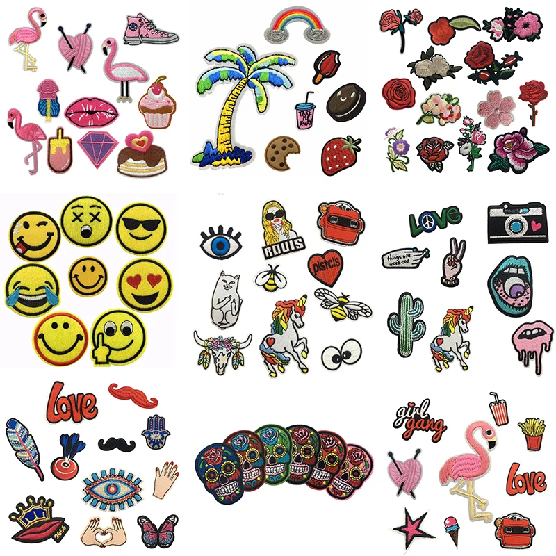 ZOPHIL Patches Clothing Iron on Clothes Stickers Embroidery Patch Embroidered Crafts Badge Rose Flowers Applique Transfer Stripe
ZOPHIL Patches Clothing Iron on Clothes Stickers Embroidery Patch Embroidered Crafts Badge Rose Flowers Applique Transfer Stripe