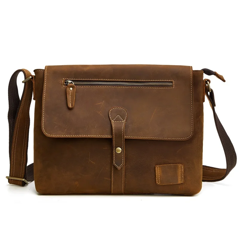 2018 New Wax Leather Series Messenger Bag For Men Bag Crazy Horse Genuine Leather Shoulder Bags Cross Body Bags Vintage Satchel
2018 New Wax Leather Series Messenger Bag For Men Bag Crazy Horse Genuine Leather Shoulder Bags Cross Body Bags Vintage Satchel