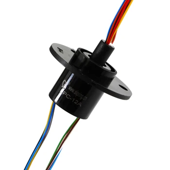 12 Circuits Models Capsule Slip Ring Gold-Gold Contacts Flexible Silver-plated nsulated Lead Wires
12 Circuits Models Capsule Slip Ring Gold-Gold Contacts Flexible Silver-plated nsulated Lead Wires