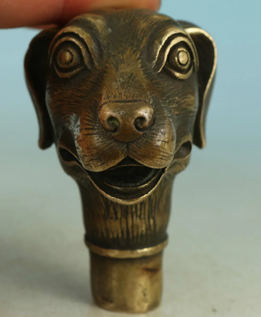 67110513+++Chinese Old Bronze Handmade Carved Dog Collect Statue Walking Stick Head
67110513+++Chinese Old Bronze Handmade Carved Dog Collect Statue Walking Stick Head