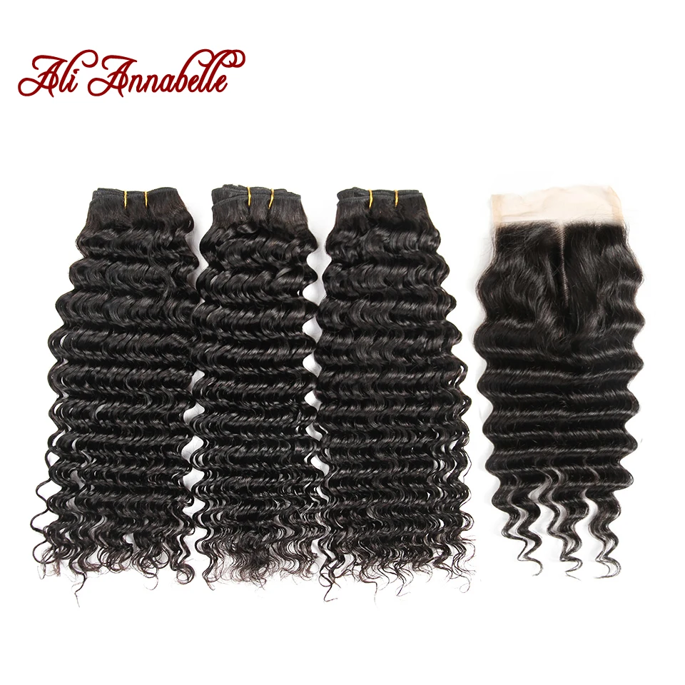 ALI ANNABELLE HAIR Deep Wave Bundles With Closure Human Hair Indian Hair Weave 3 Bundles With Closure Remy Hair Extension
ALI ANNABELLE HAIR Deep Wave Bundles With Closure Human Hair Indian Hair Weave 3 Bundles With Closure Remy Hair Extension