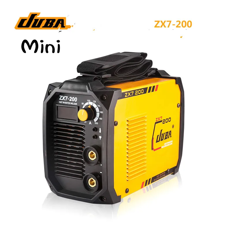 MINI DUBA ZX7-200 200A 6.5KVA IP23 Inverter Arc Electric Welding Machine MMA Welder for Welding Working and Electric Working
MINI DUBA ZX7-200 200A 6.5KVA IP23 Inverter Arc Electric Welding Machine MMA Welder for Welding Working and Electric Working