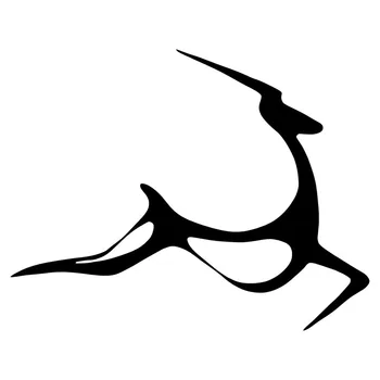 14.2*11.3CM Art Jumping Gazelle Deer Personalized Car Sticker Fansy Vinyl Car Styling Black/Silver C9-1714
14.2*11.3CM Art Jumping Gazelle Deer Personalized Car Sticker Fansy Vinyl Car Styling Black/Silver C9-1714